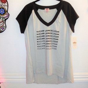 Raglan Style Pink Lotus Yoga Tee